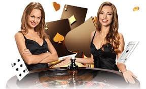Antarmuka mobile lokal777 menampilkan permainan baccarat langsung